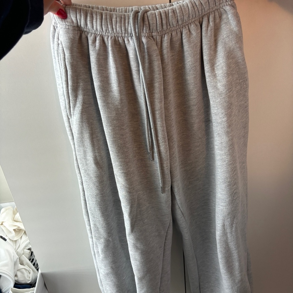 perfect casual wardrobe, softest grey sweatpants